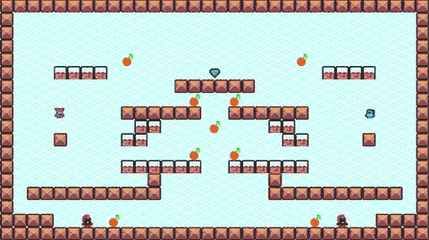 Pixel Platformer Demo: Explore RL and Self-Play