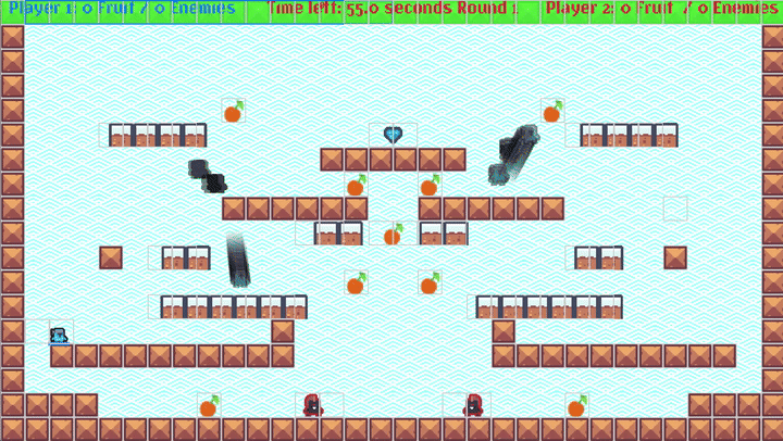 A cool view of the training in action!